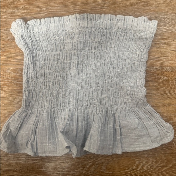 American Eagle Outfitters Light Blue Tube Top - Picture 1 of 2